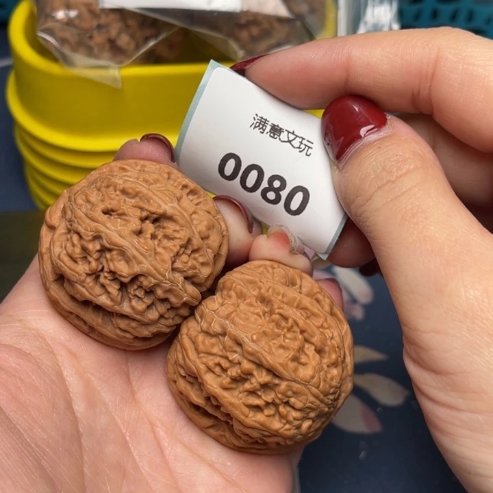 文玩核桃把件粗筋40