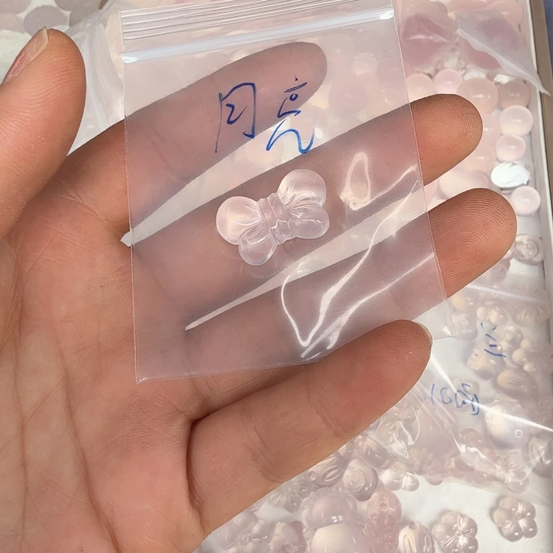 烟晶手链未镶嵌月****海粉