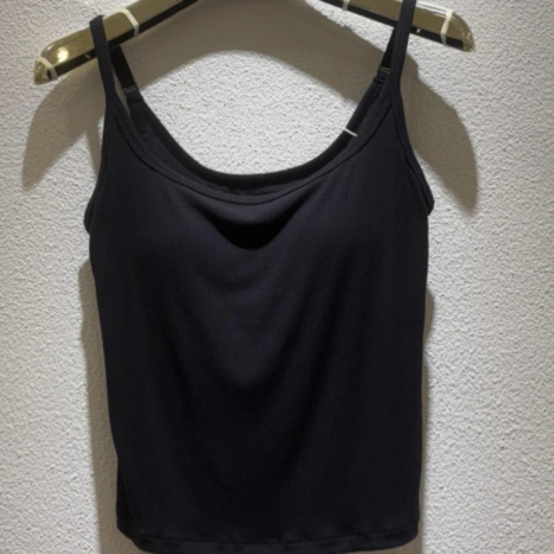 好波透气宽松可外穿美背弹力女士打底吊带背心