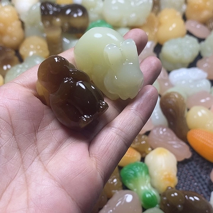 用***6盆景石兔子吊坠吊坠2