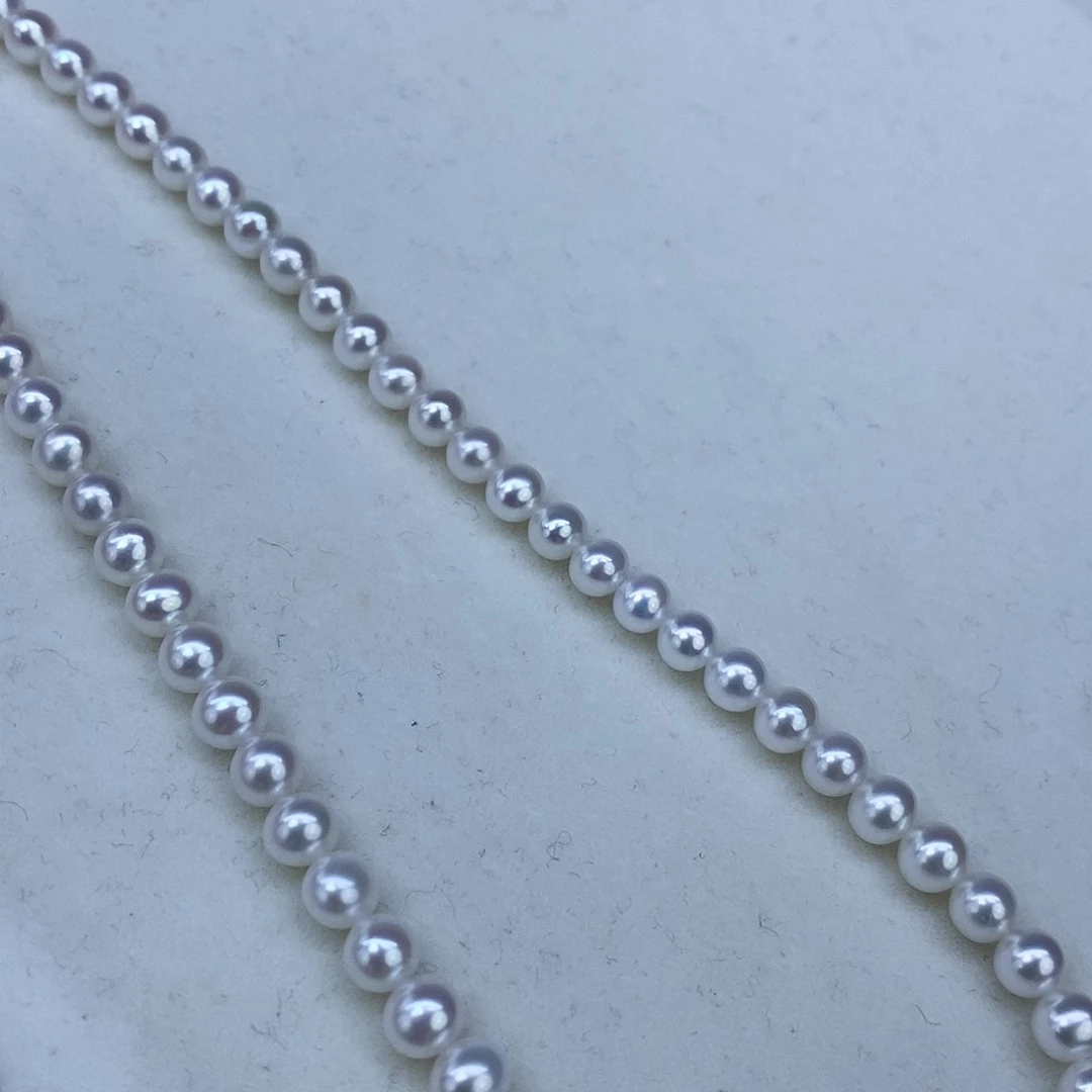 淡水珍珠颈饰银S925镶嵌➕5.6极光冷白高品