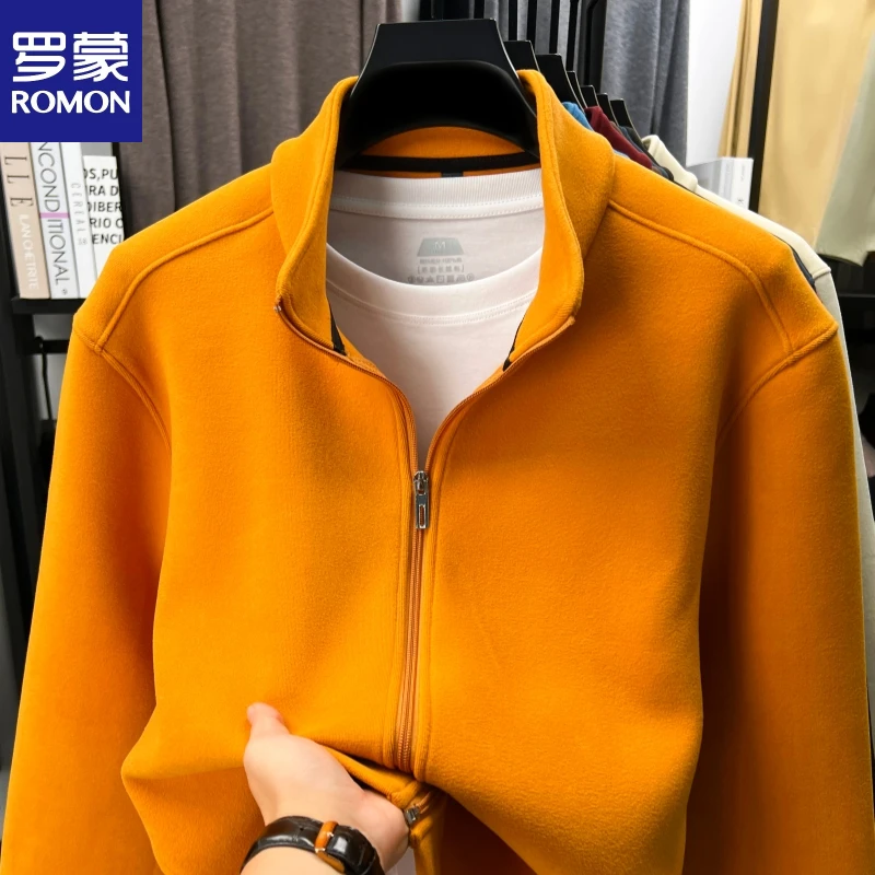 罗蒙户外抓绒衣男2025秋冬摇粒绒外套加绒加厚冲锋衣内胆立领夹克