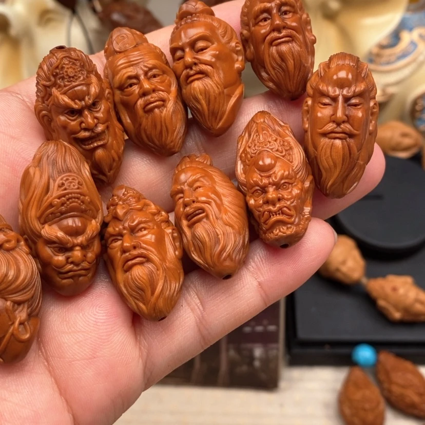 【闪购商品】橄榄核吊坠橄榄手工雕刻工艺