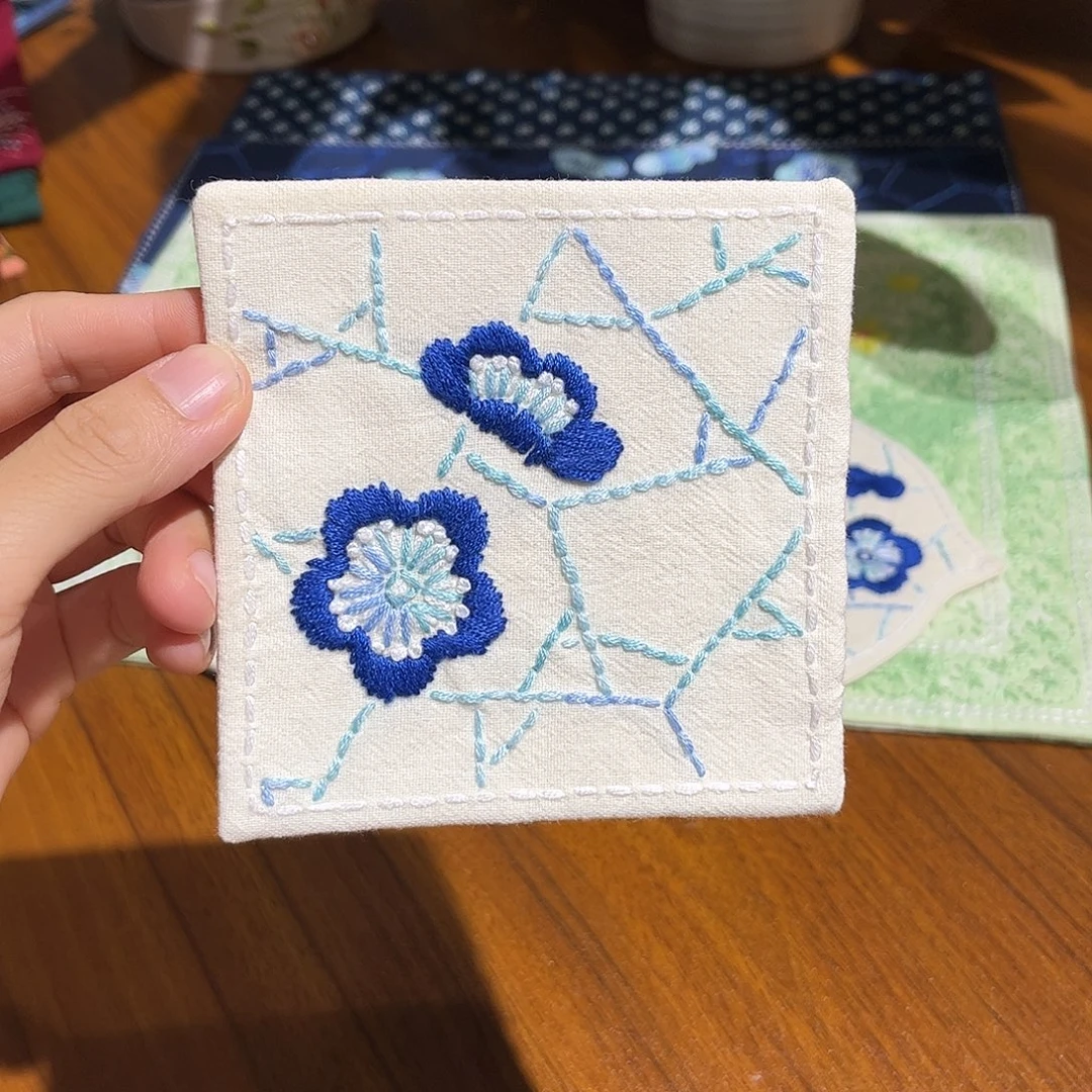 刺子绣杯垫美美价
