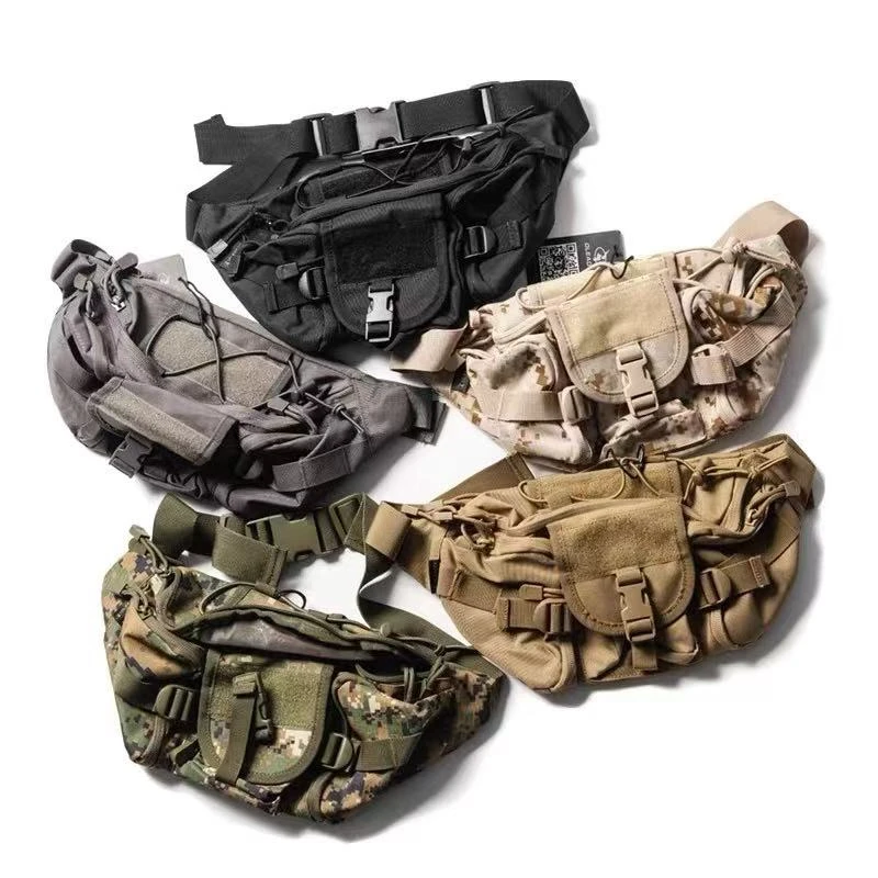 户外战术腰包迷彩多功能运动单肩斜挎小背包