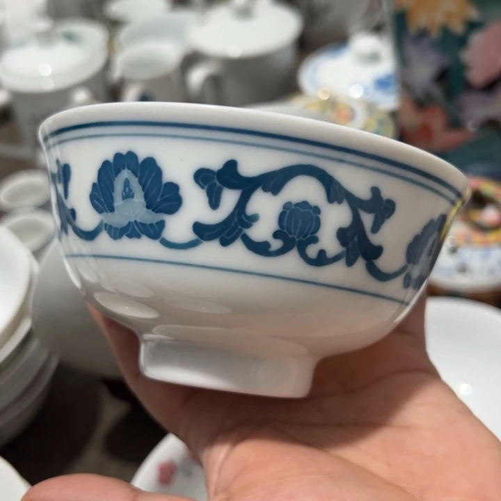 醴陵高温瓷手绘11.5厘米90后