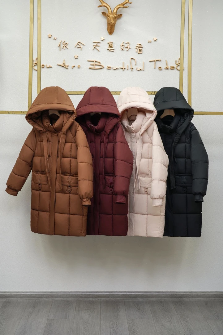 女士时尚百搭连帽棉服 906 -J