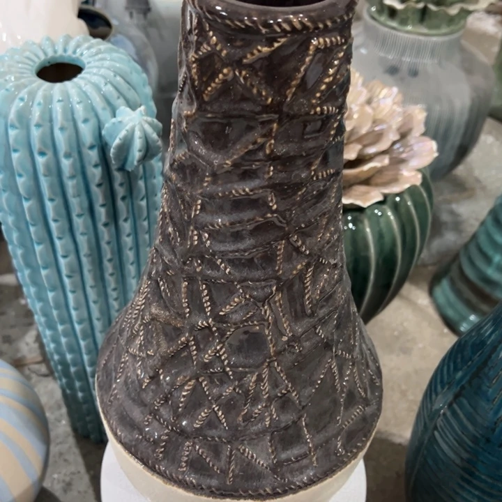 陶瓷花瓶摆件外贸出口微瑕捡漏