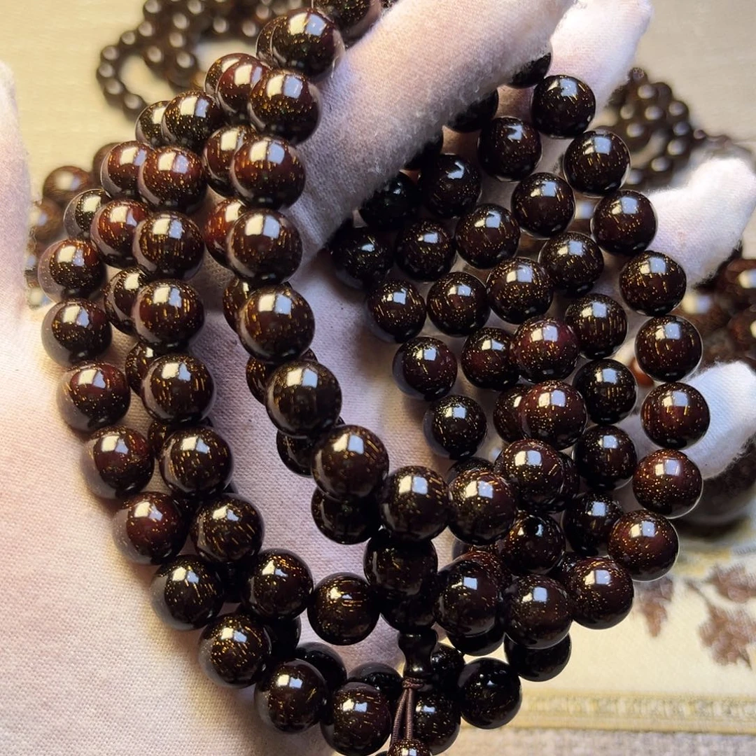 檀香紫檀（小叶紫檀）1.0 108颗满天星