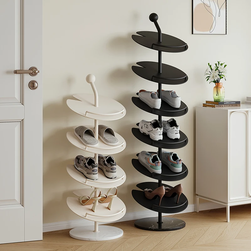 原创设计荷叶鞋架家用进门口玄关多层鞋架子简易入户小型窄款鞋柜