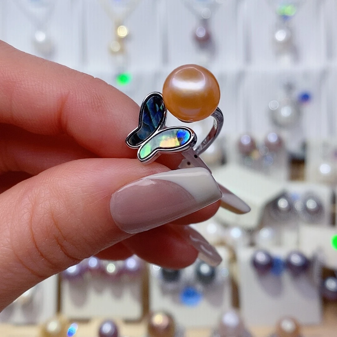 未镶嵌戒指淡水珍珠