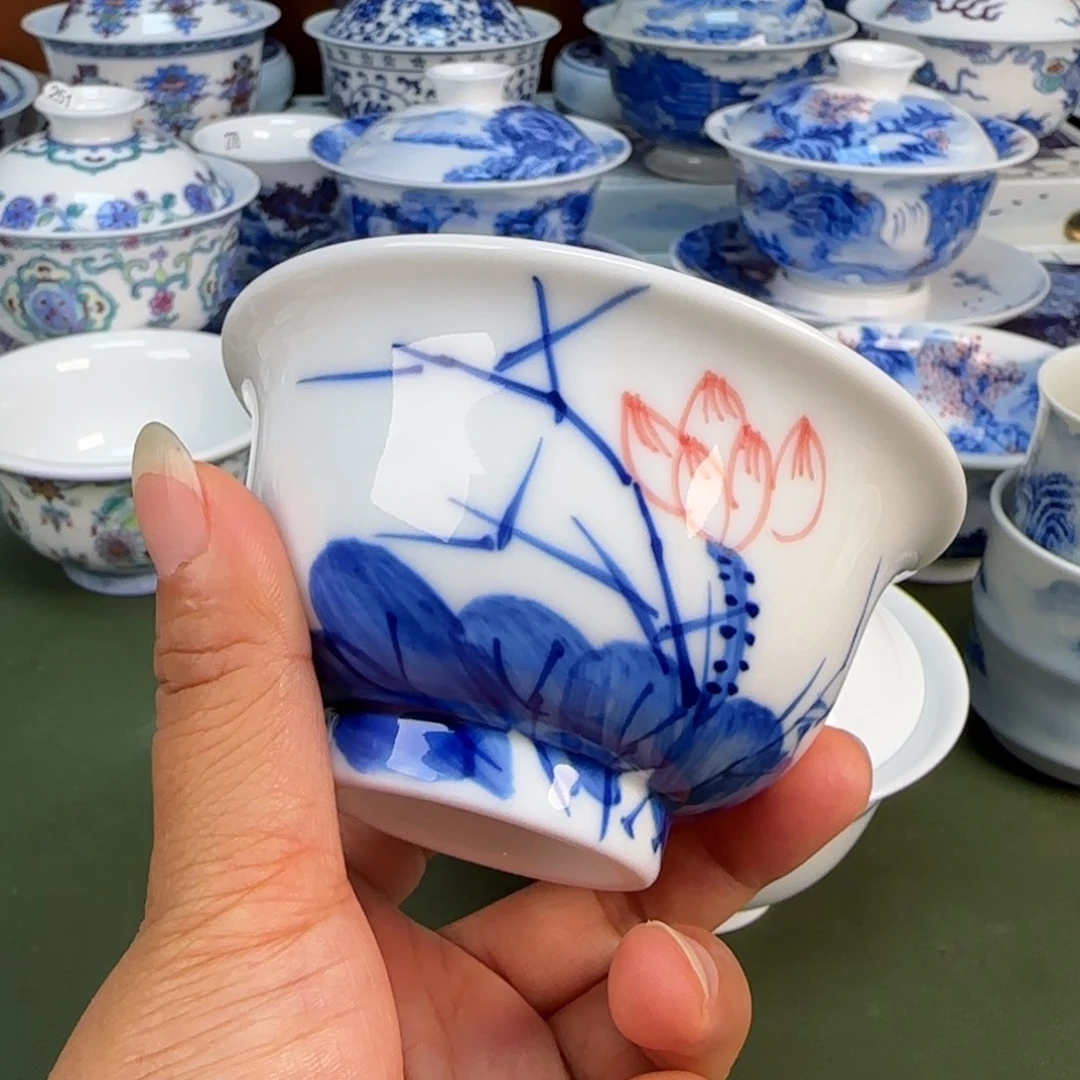景德镇纯手绘茶具圆圆261