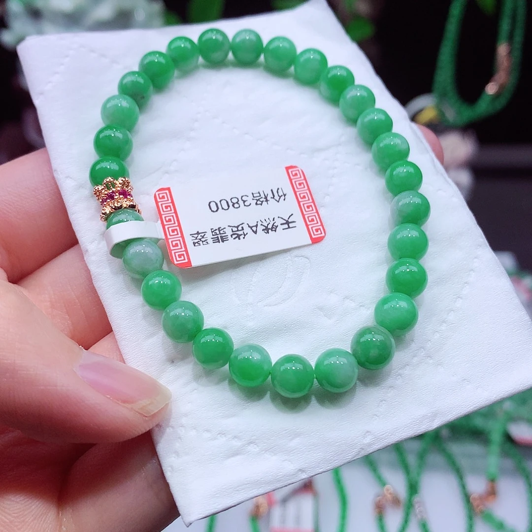 翡翠未镶嵌手链翡翠