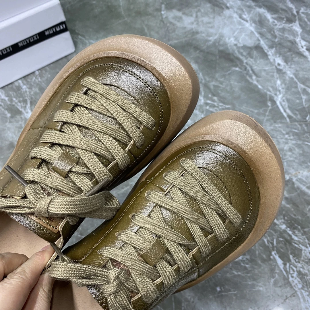 99626头层牛皮复古手工板鞋