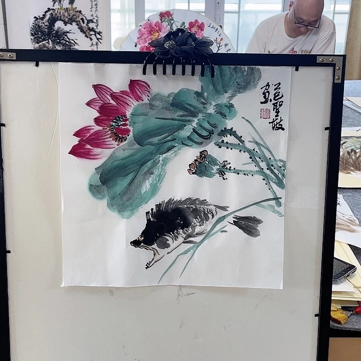 国画张圣敏先生纯手绘作品