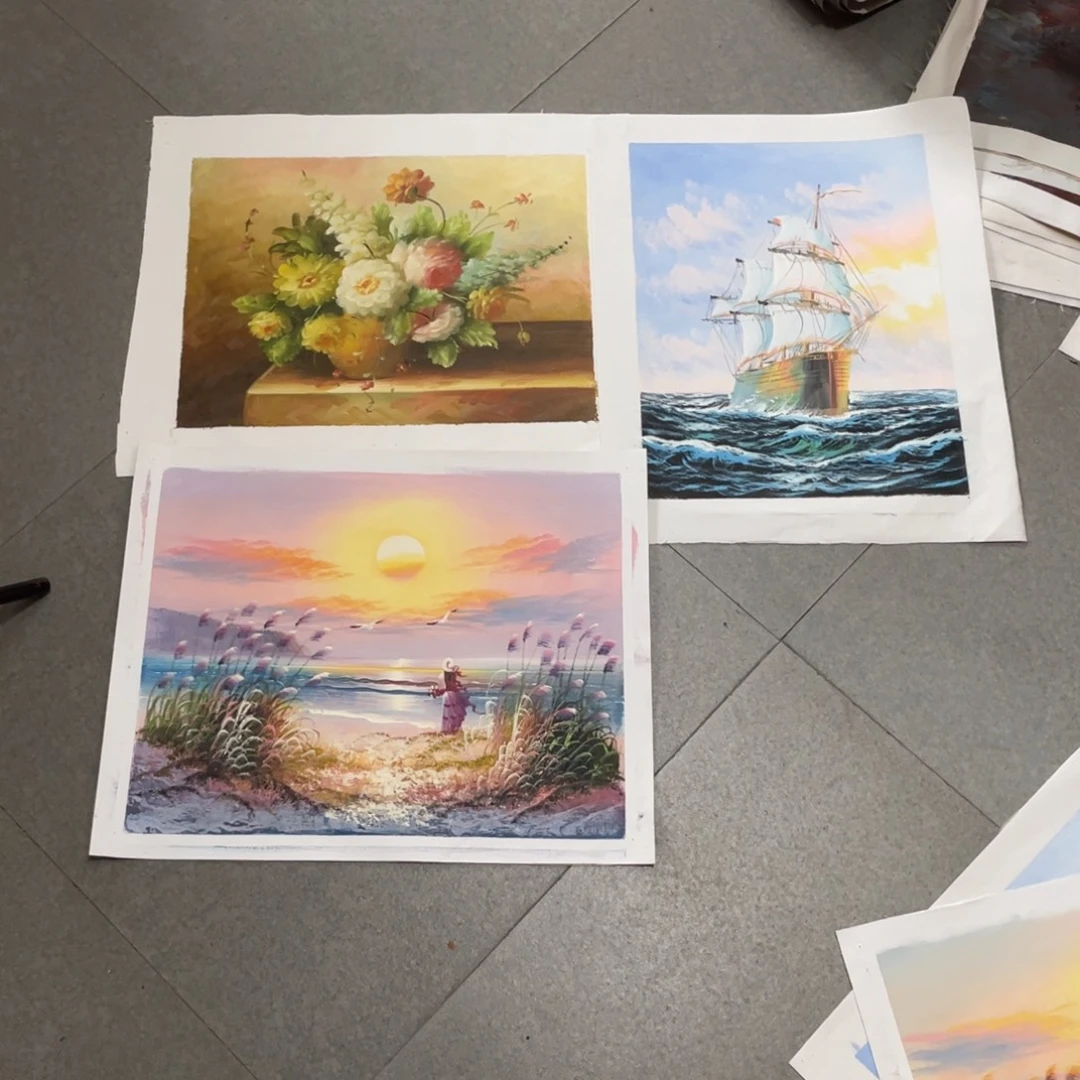 H***阳油画油画作品入选作品3040