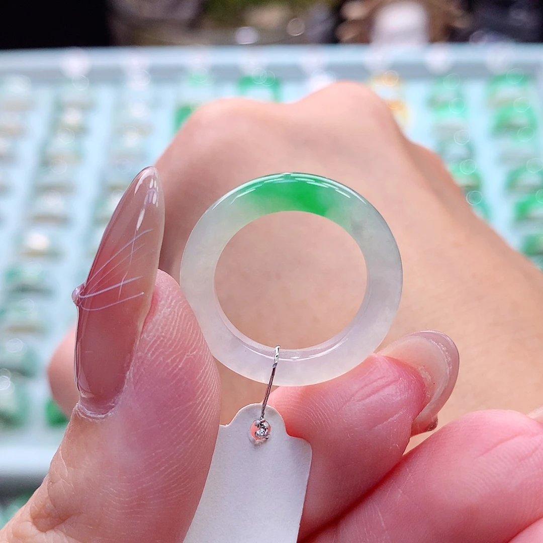 翡翠戒指未镶嵌12号