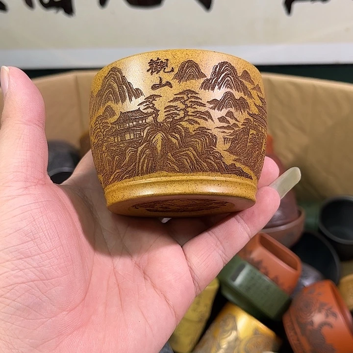 茶杯紫砂全手工紫砂主人杯