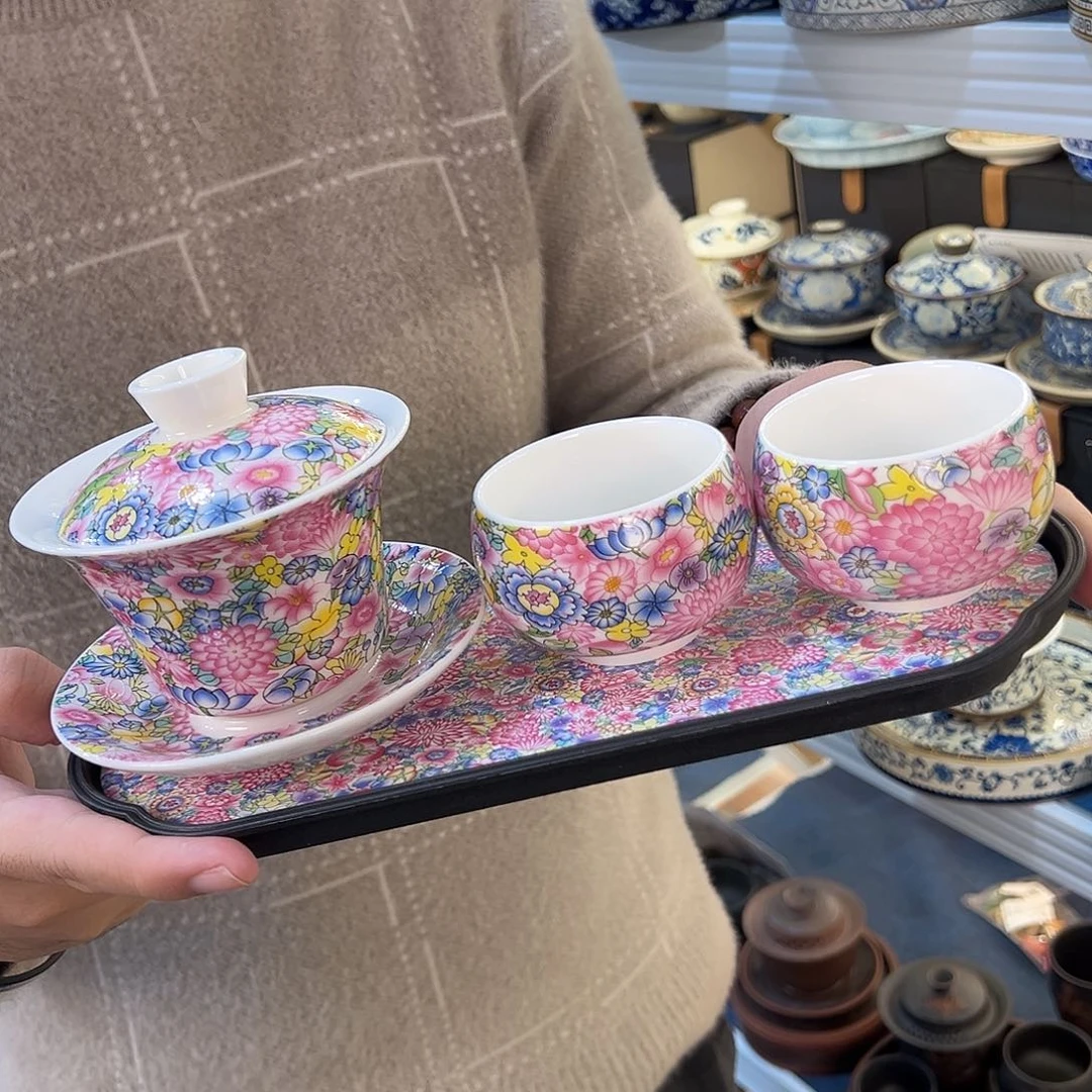 盖碗很漂亮我很喜欢