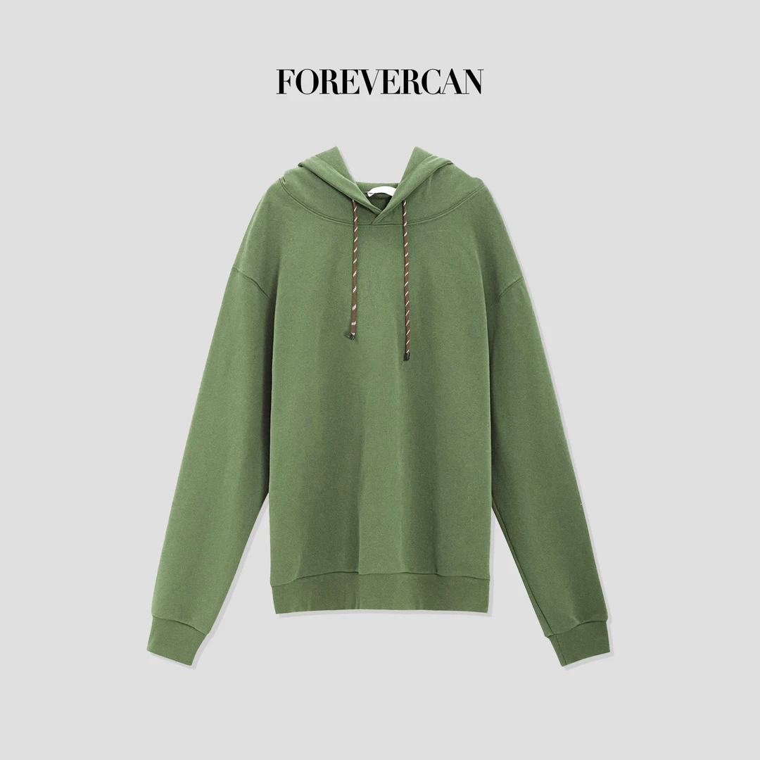 FOREVERCAN“莫纳什”时装感百搭连帽卫衣上衣 ST22251
