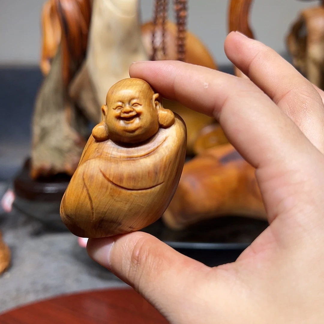 柏木崖柏木手把件摆件