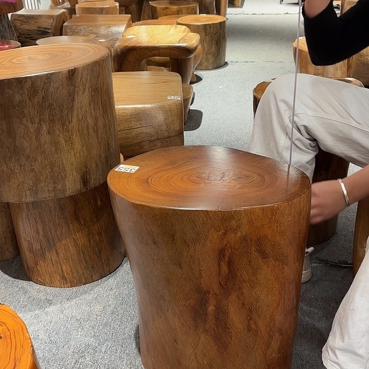 香樟木香樟木根雕凳子一物一拍长38宽29高45
