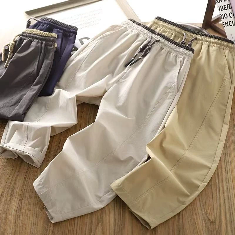 【狠轻薄】男童裤子夏季薄款宽松2025新款儿童夏装中大童