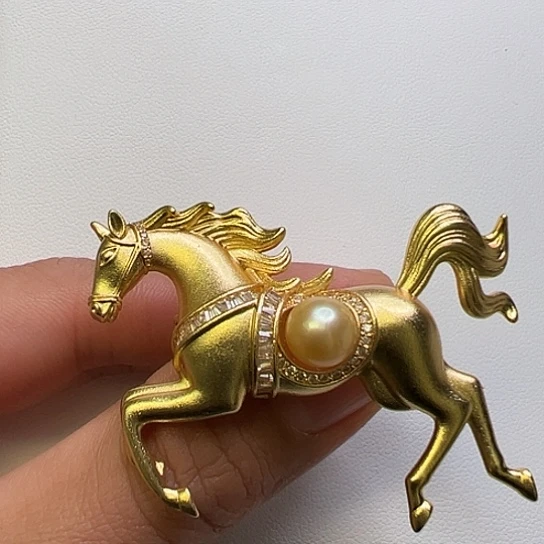 未镶嵌胸针海水珍珠