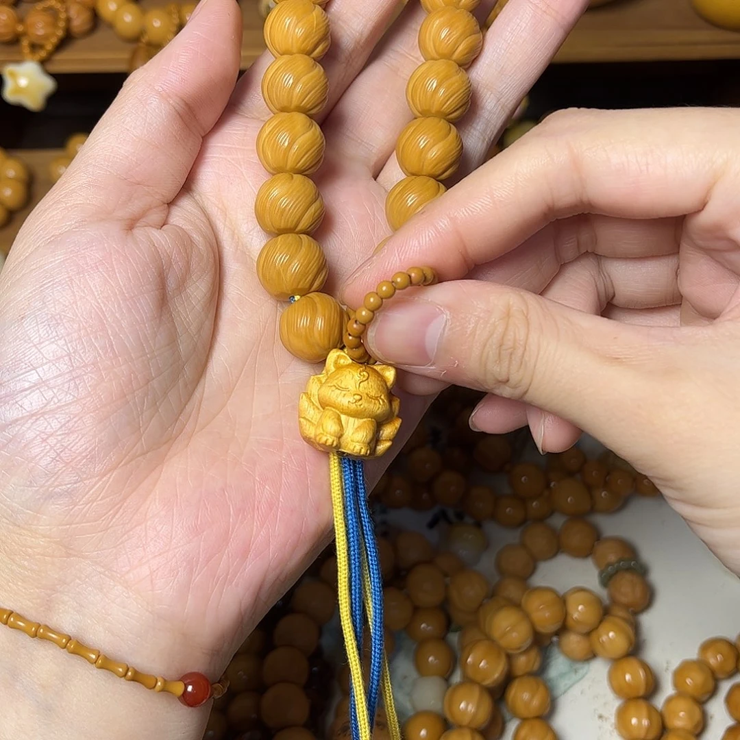 ****悦木质非金属天然猴头换绳子