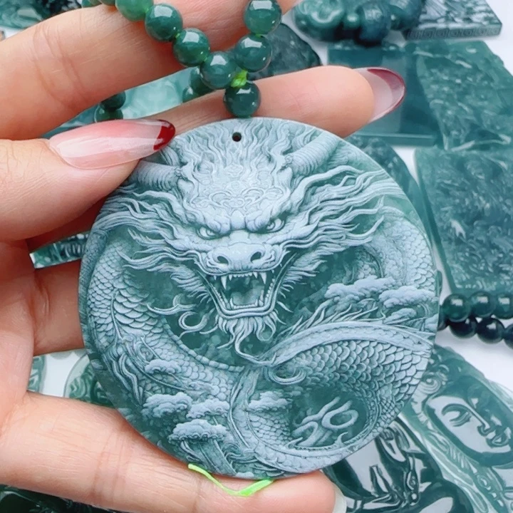 翡翠未镶嵌颈饰多样性发货天然A货翡翠