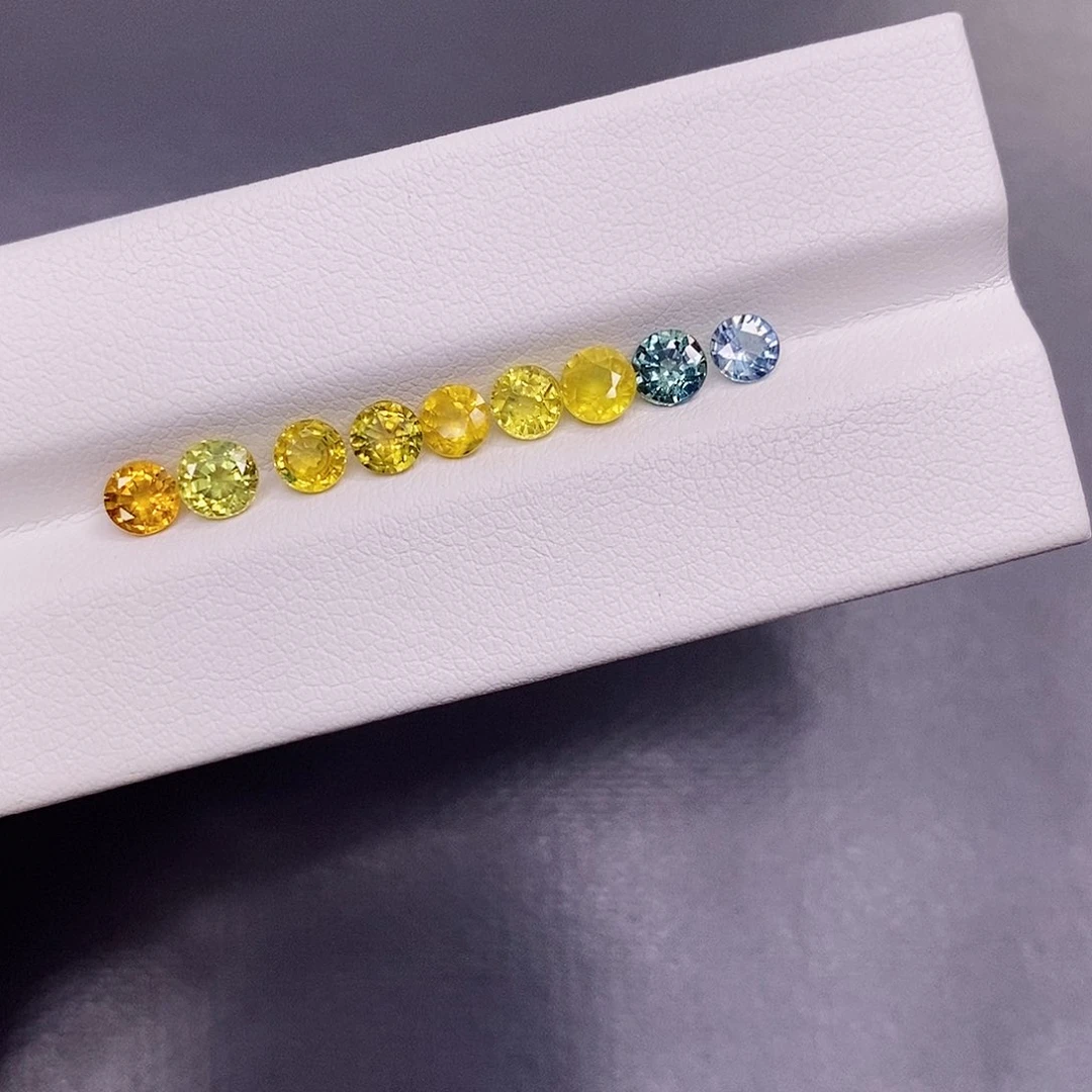 裸石蓝宝石220元一克拉 选好称重改价上定向 圆4左右