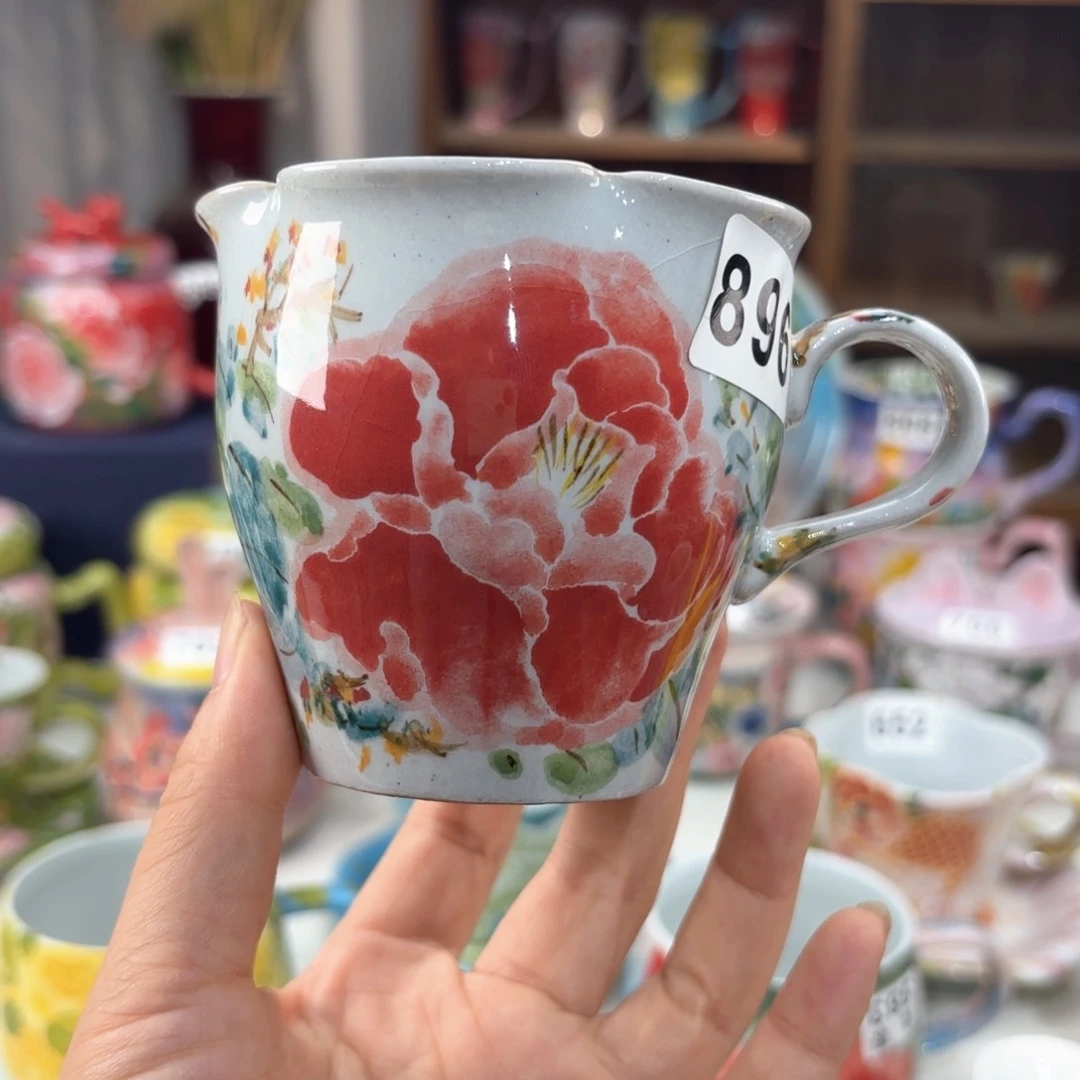 景德镇手绘高温釉下彩陶瓷茶具