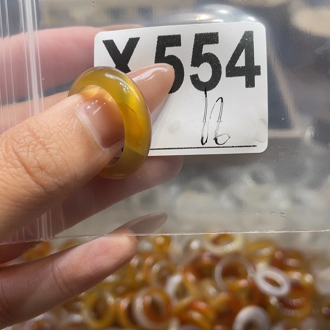 玛瑙/玉髓未镶嵌戒指554