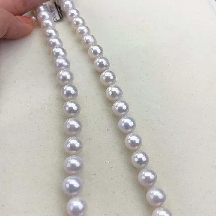 淡水珍珠颈饰银S925镶嵌10➕极光炫彩高品