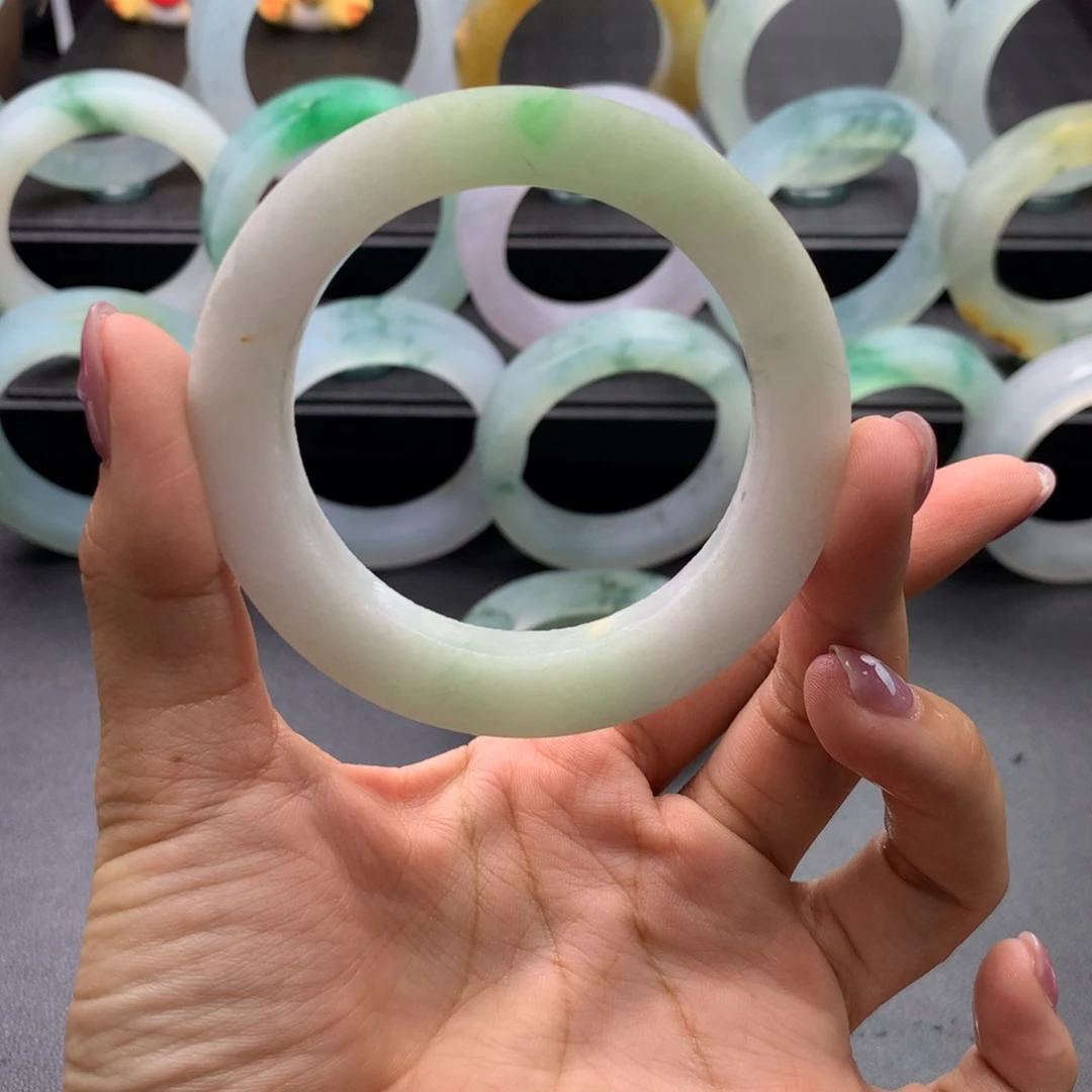翡翠手镯未镶嵌51-54-9