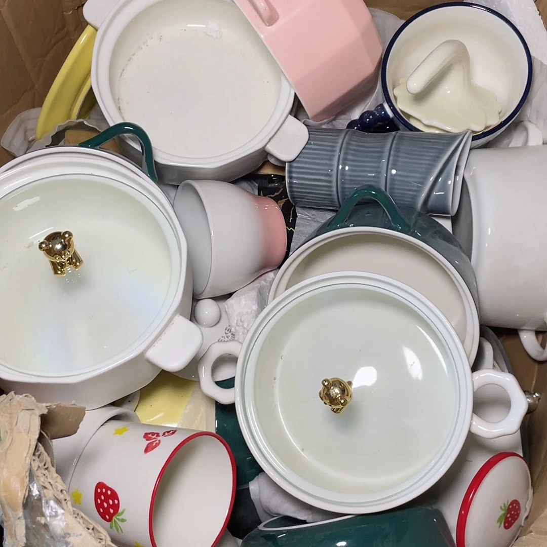 瓷微瑕陶瓷餐具家用 随机两个