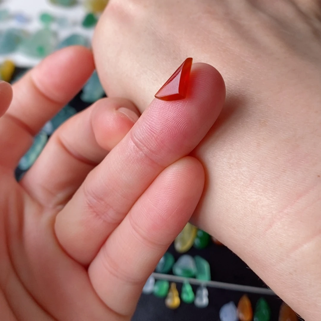 定制翡翠未镶嵌切割面