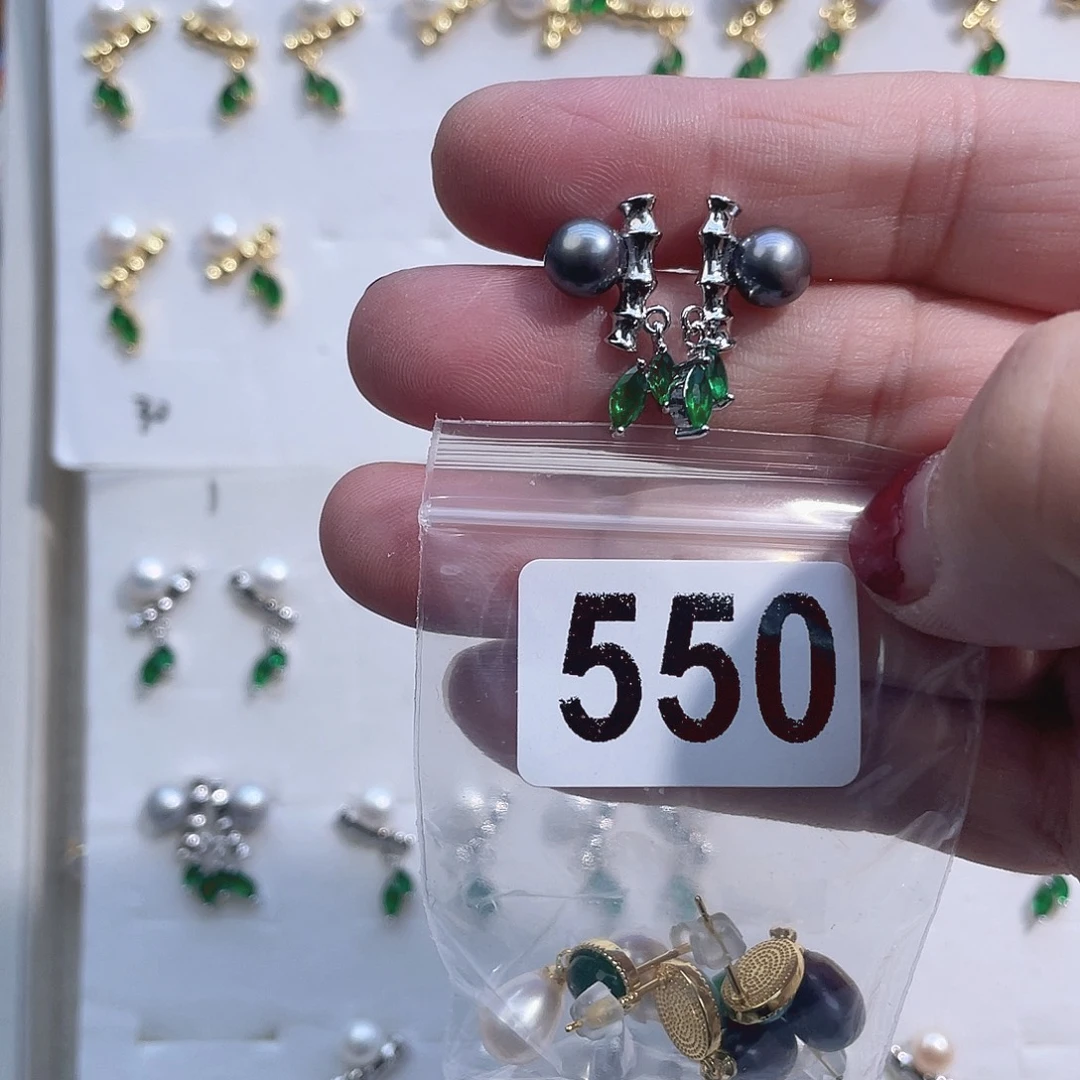 ****7合金耳饰淡水珍珠