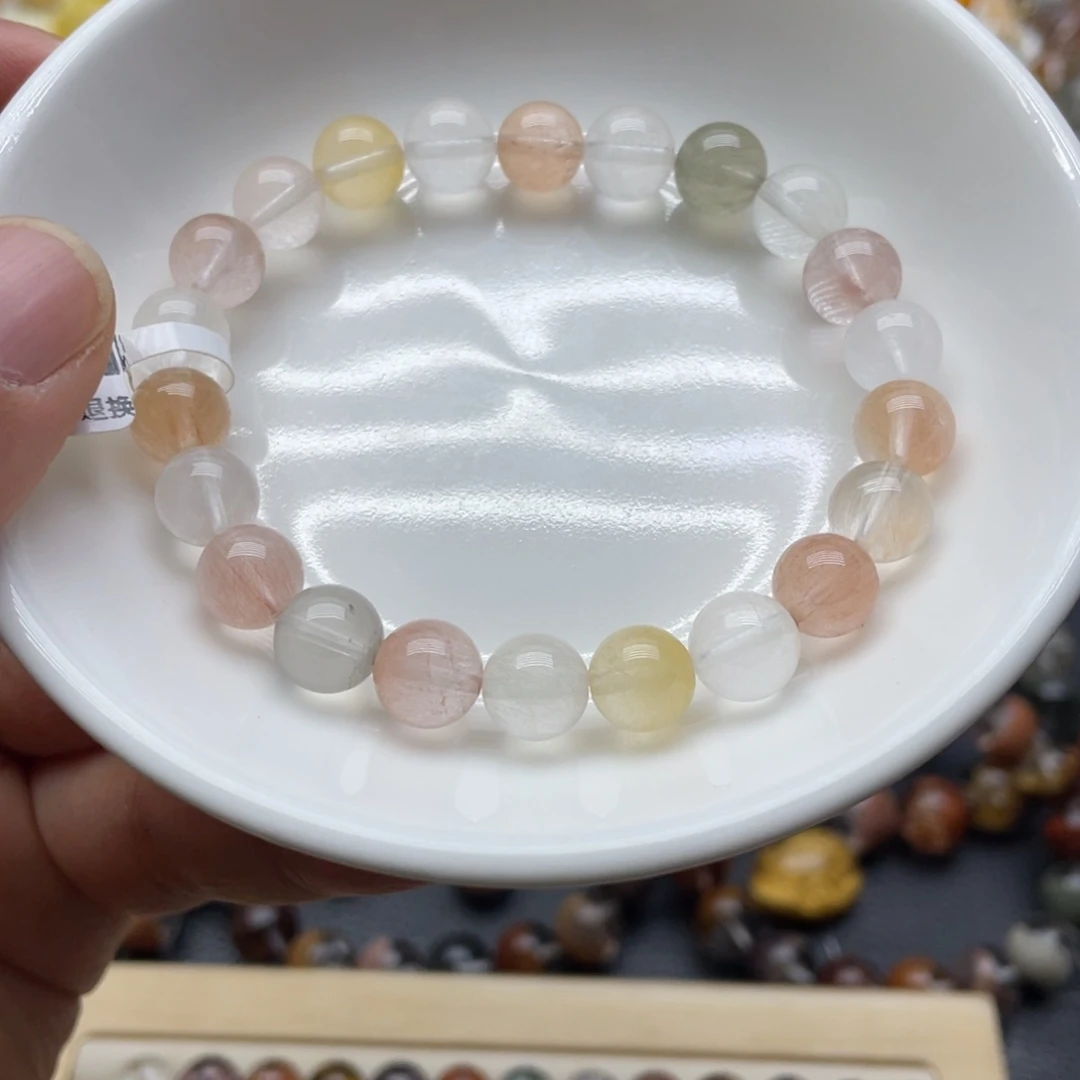 未镶嵌手链水晶兔毛