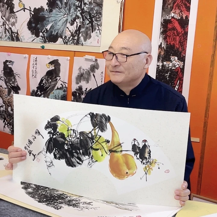 国画张圣敏先生纯手绘作品
