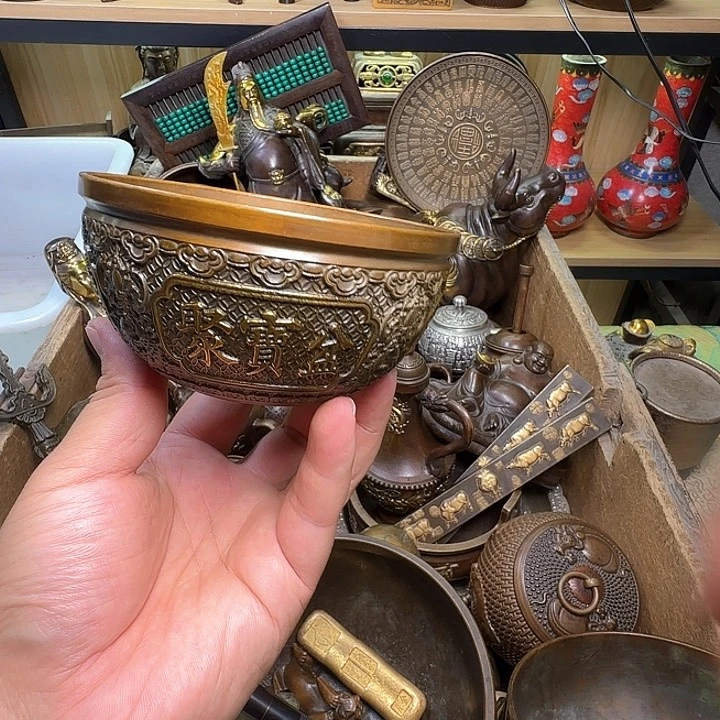 铜器办公室茶室摆件