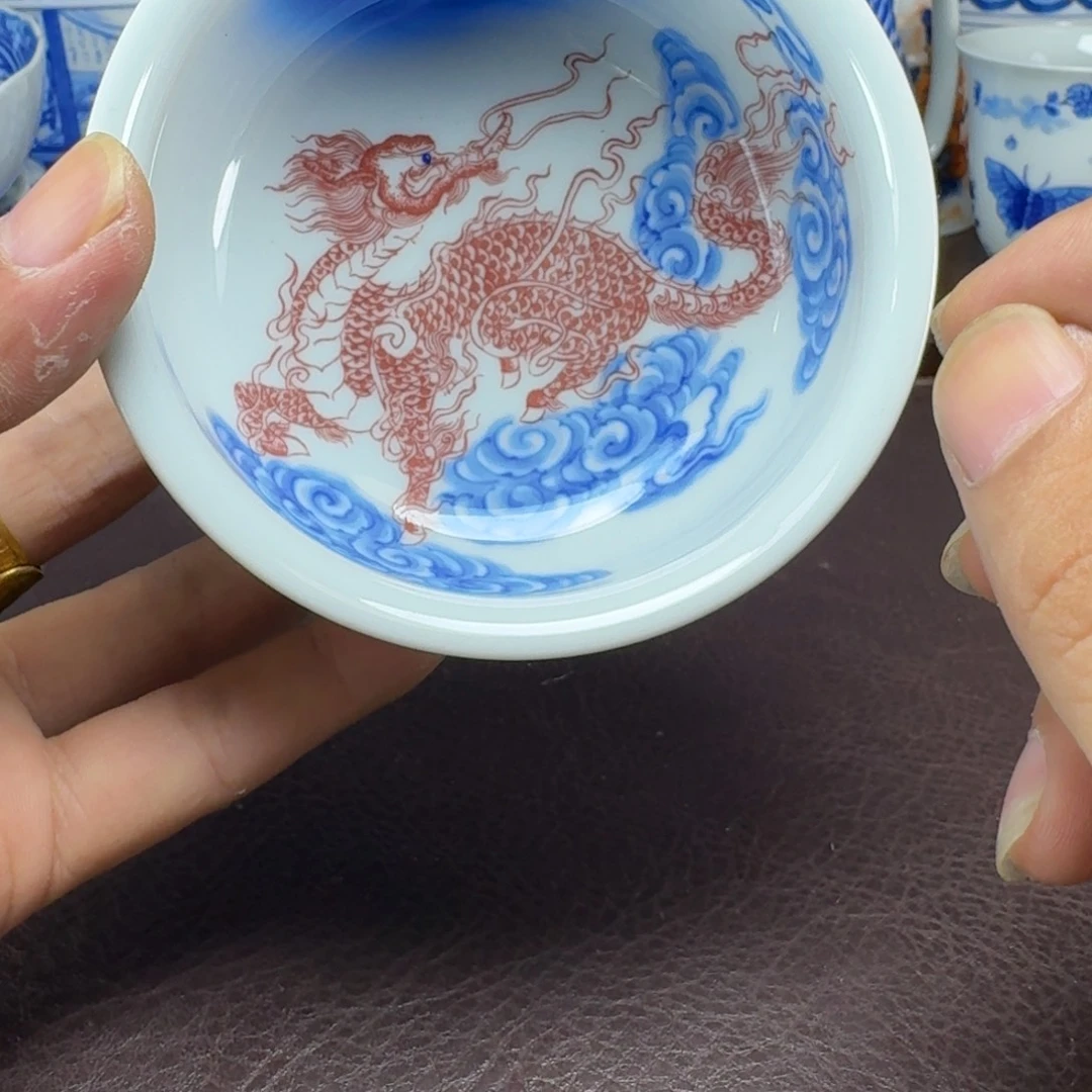 瓷片当代景德镇陶瓷手绘茶具