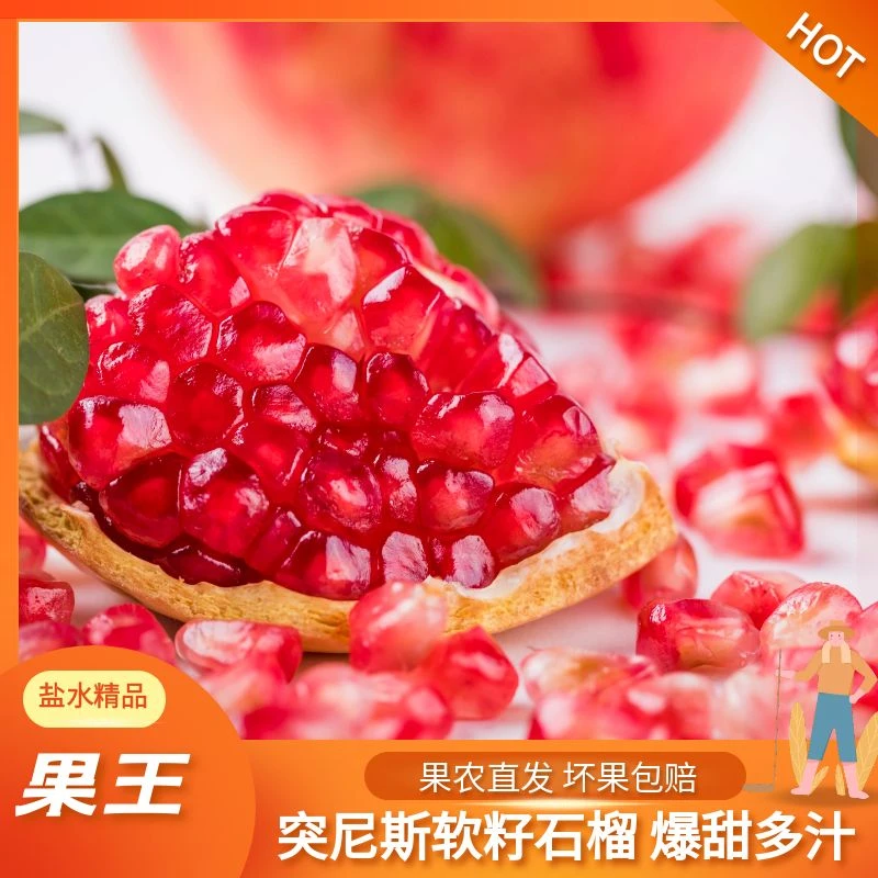 【果王家庭装】会泽盐水软籽石榴含箱约6斤/10斤单果约500g以上饱满