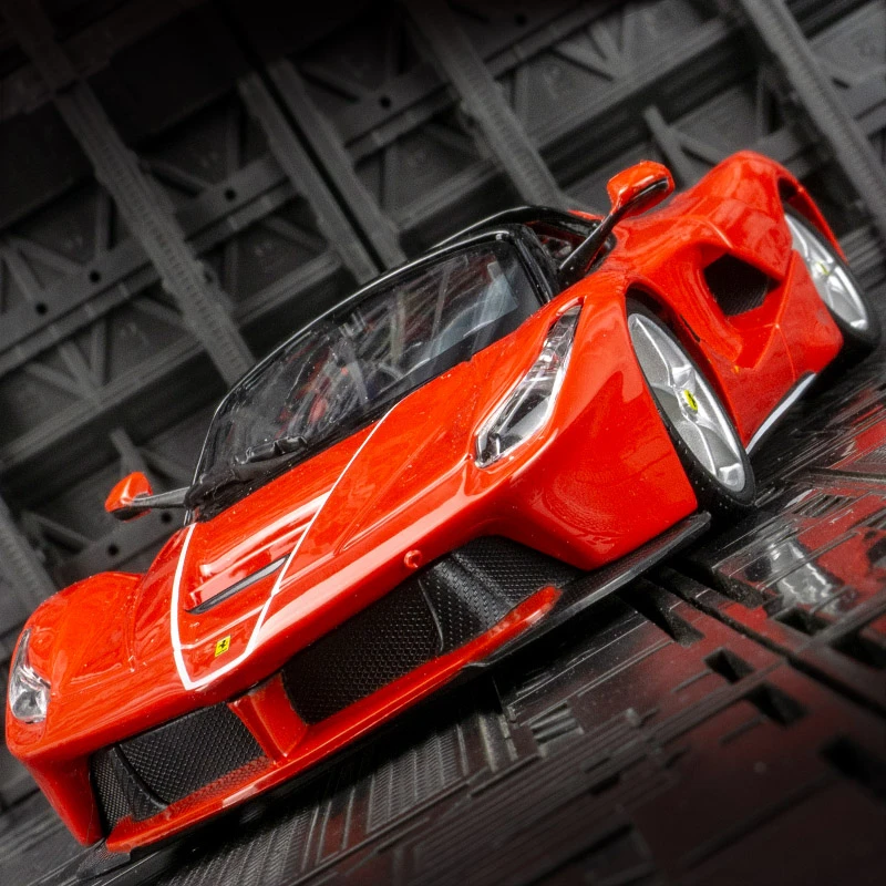比美高1:24仿真法拉利敞篷拉法合金汽车模型静态模型金属男友礼物