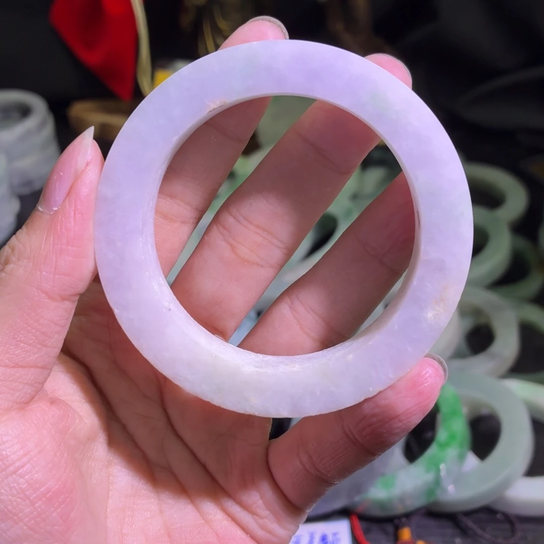 定制翡翠未镶嵌天然翡翠A货毛胚手镯定制