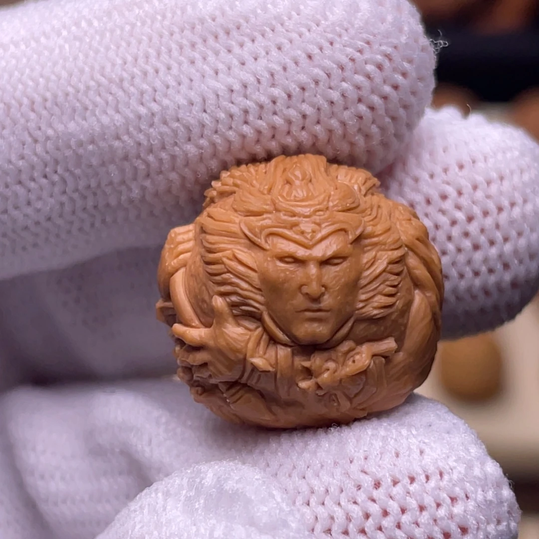 猴头核桃吊坠吕布18.9