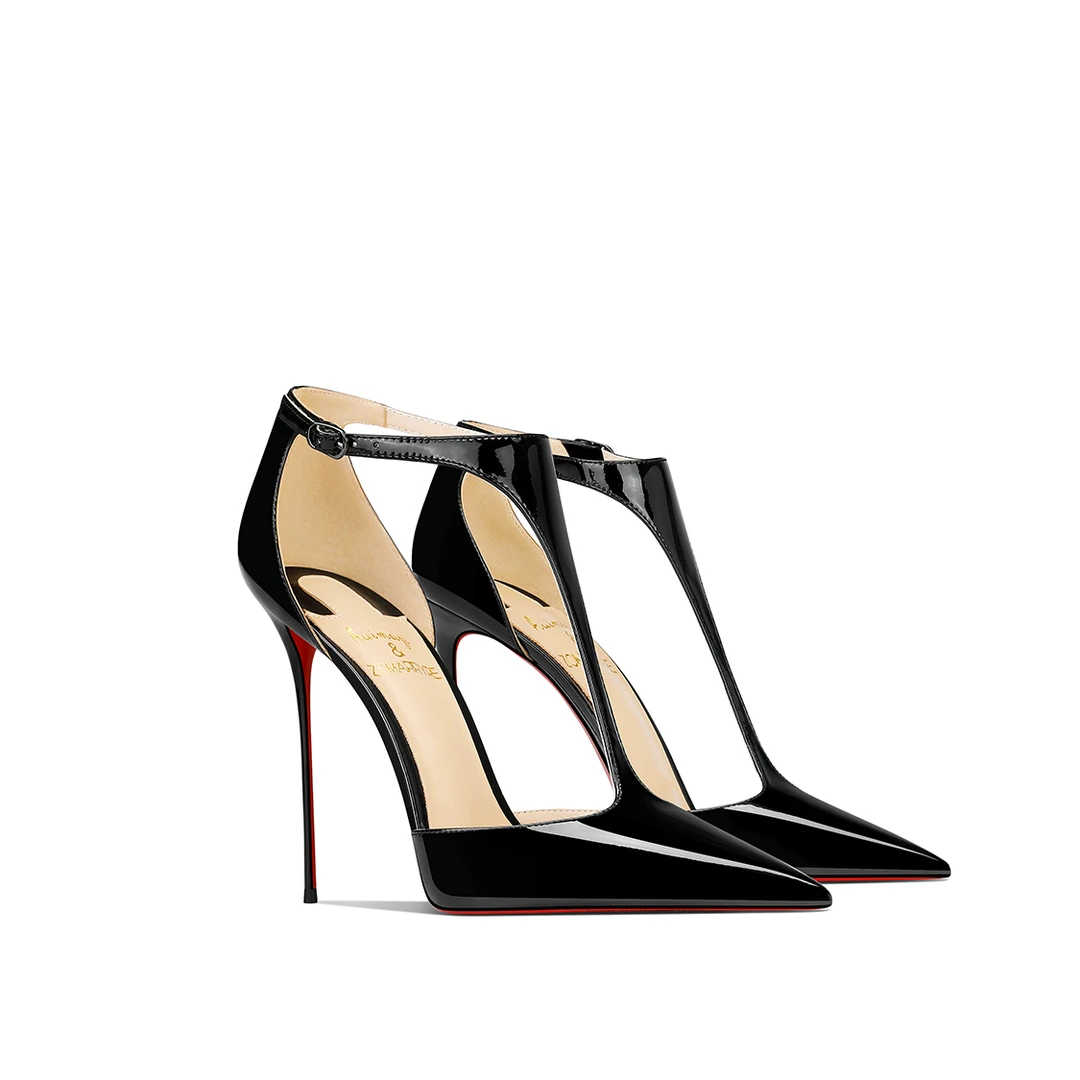 黑色高跟鞋不累脚高级感脚宽脚肥2025秋冬新款纯欲风法式时尚气质