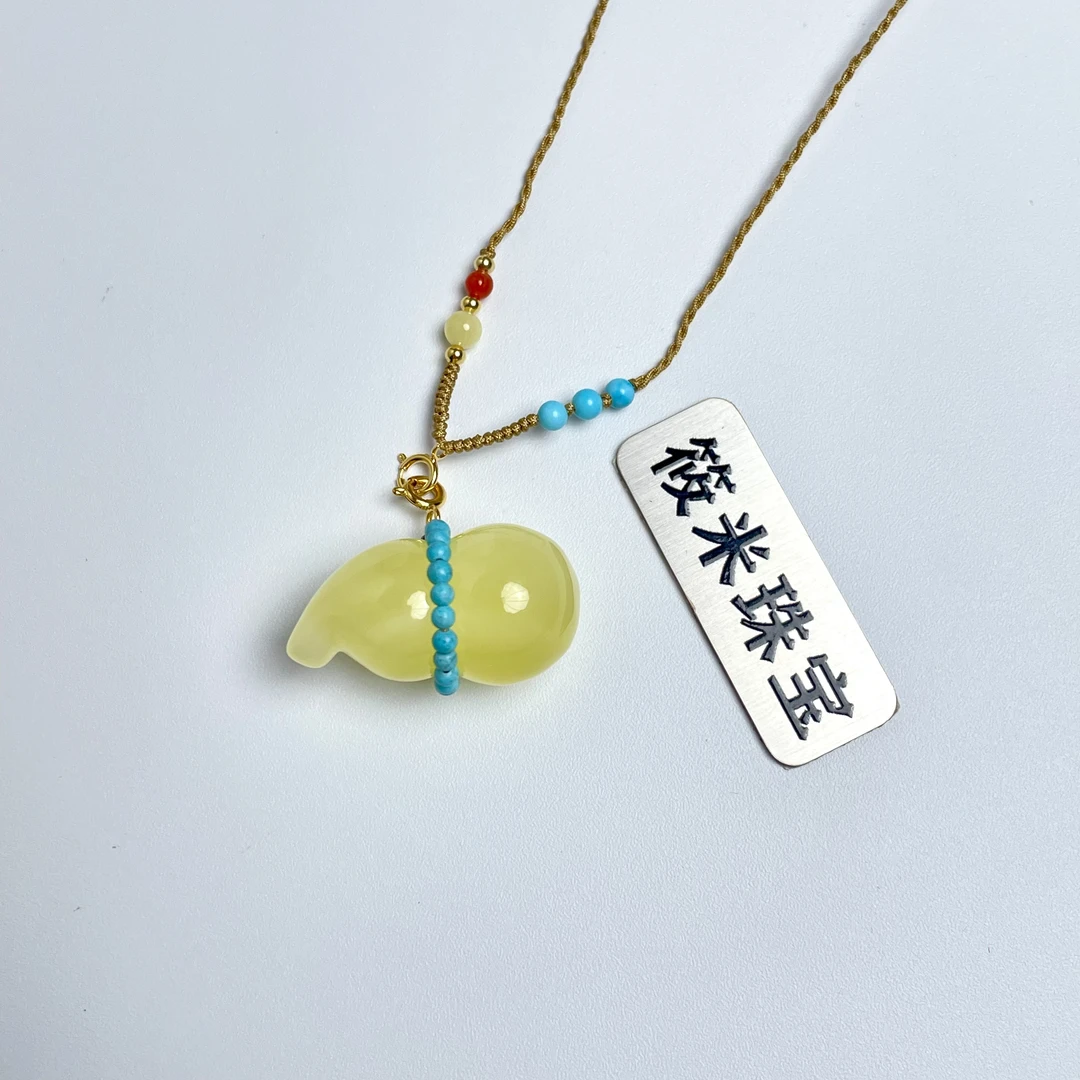 925银银制品 30mm葫芦项链（多样性发其一）J191 JRF