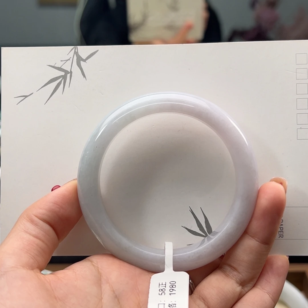 翡翠未镶嵌手镯33号58正