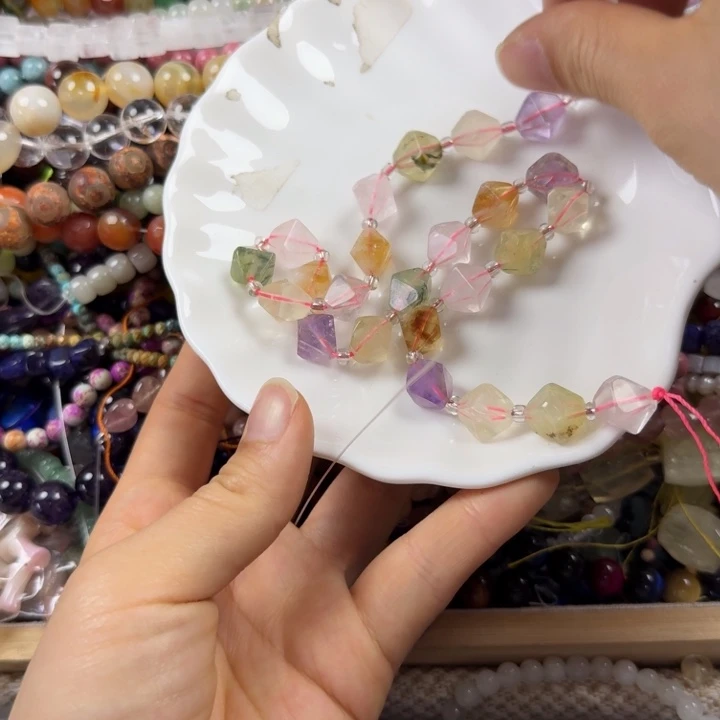 查罗石合金散珠卡10棱形一条